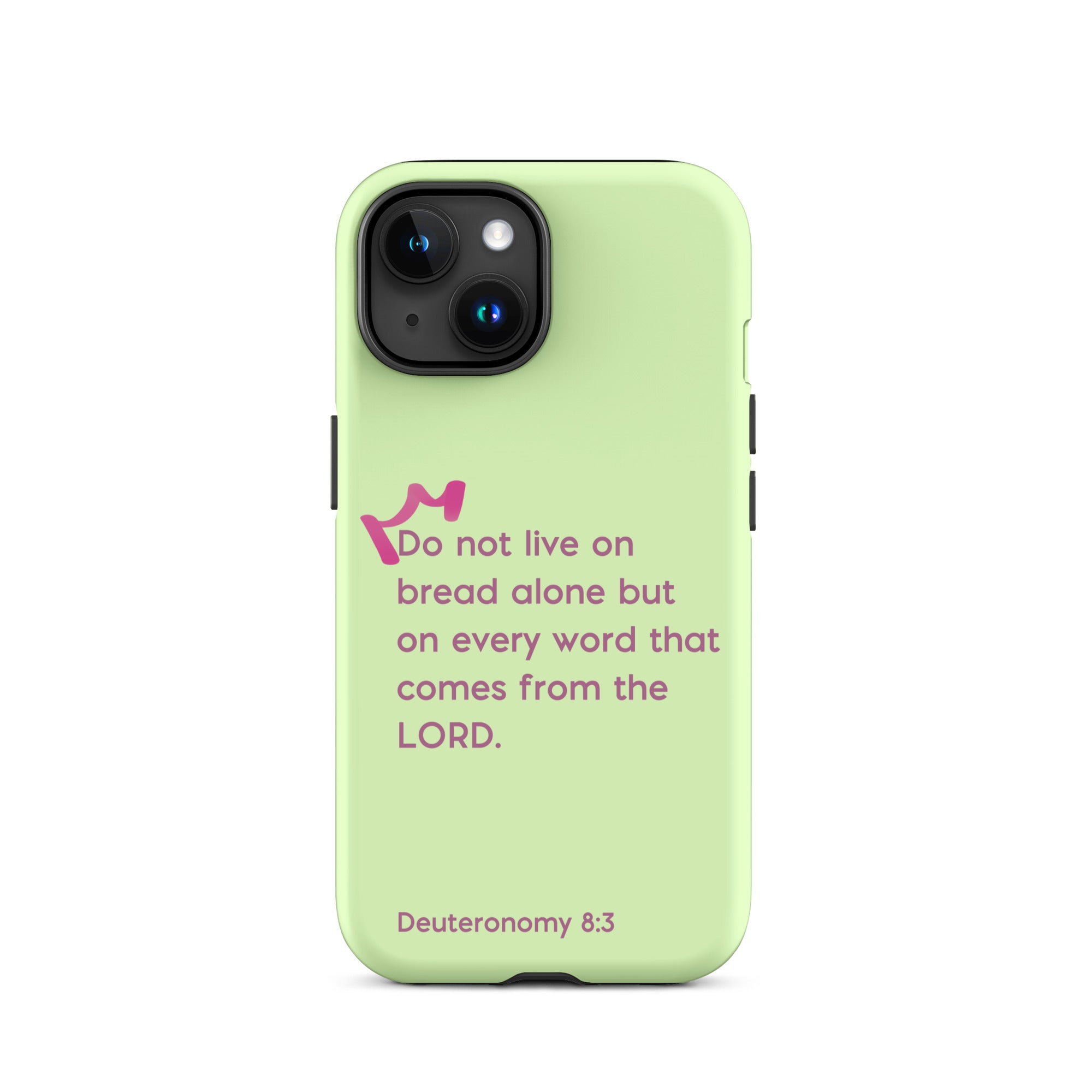 iPhone Case - Deuteronomy 8:3