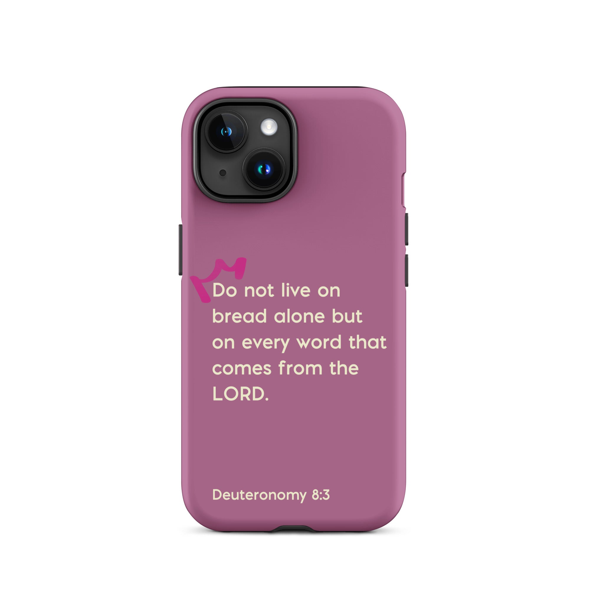 iPhone Case - Deuteronomy 8:3