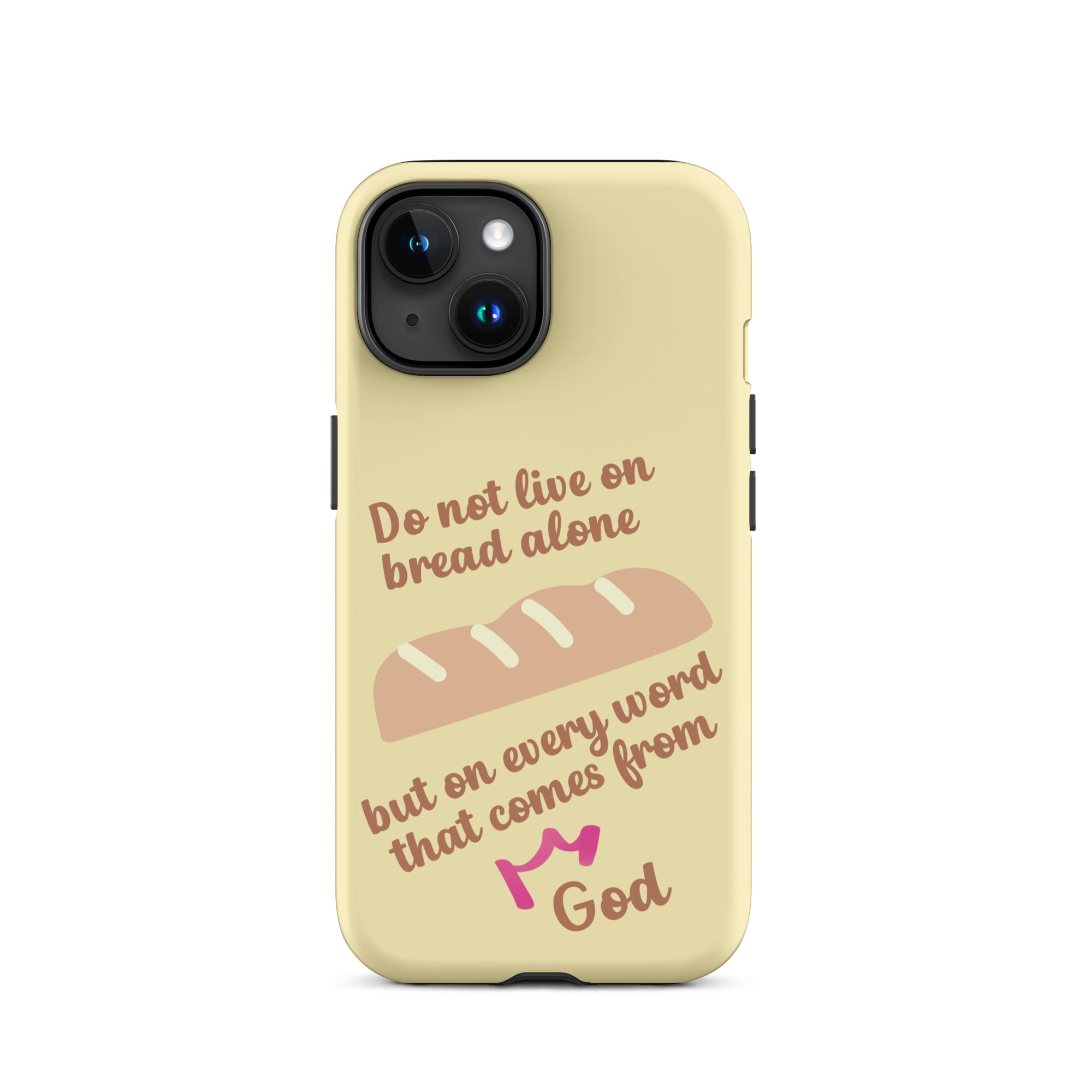 iPhone Case - Deuteronomy 8:3