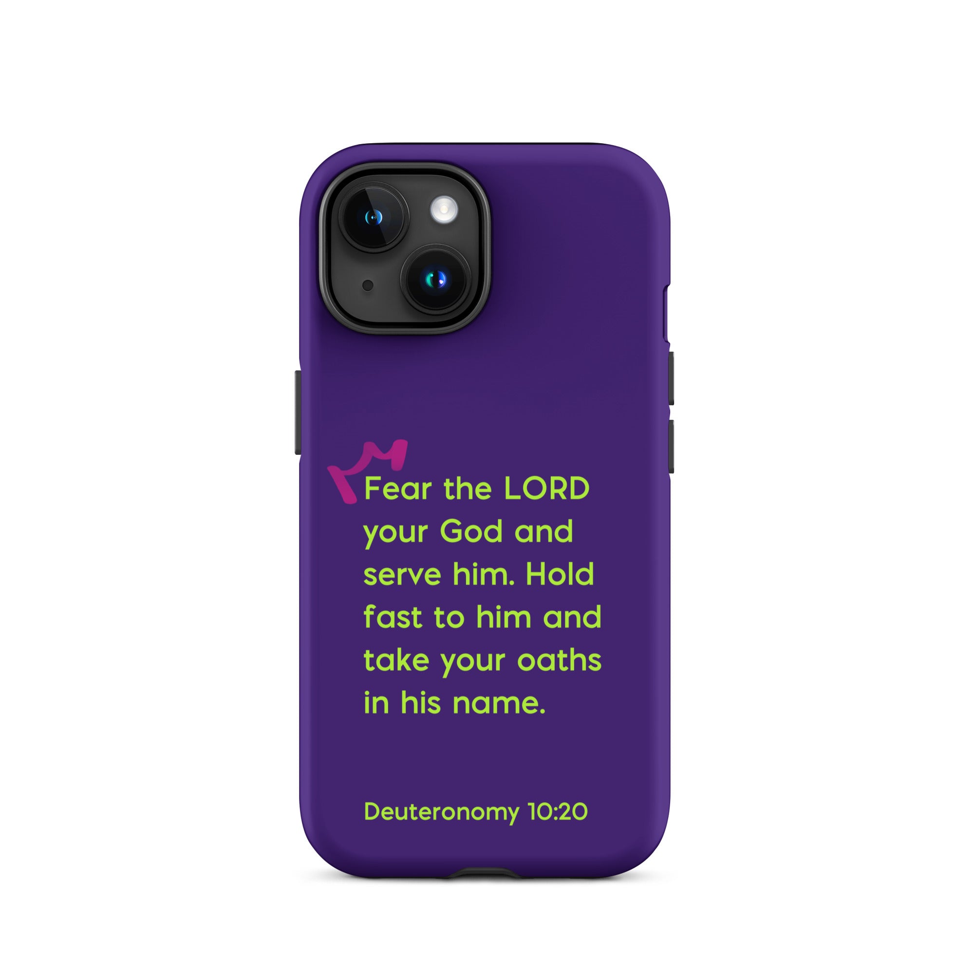 iPhone Case - Deuteronomy 10:20