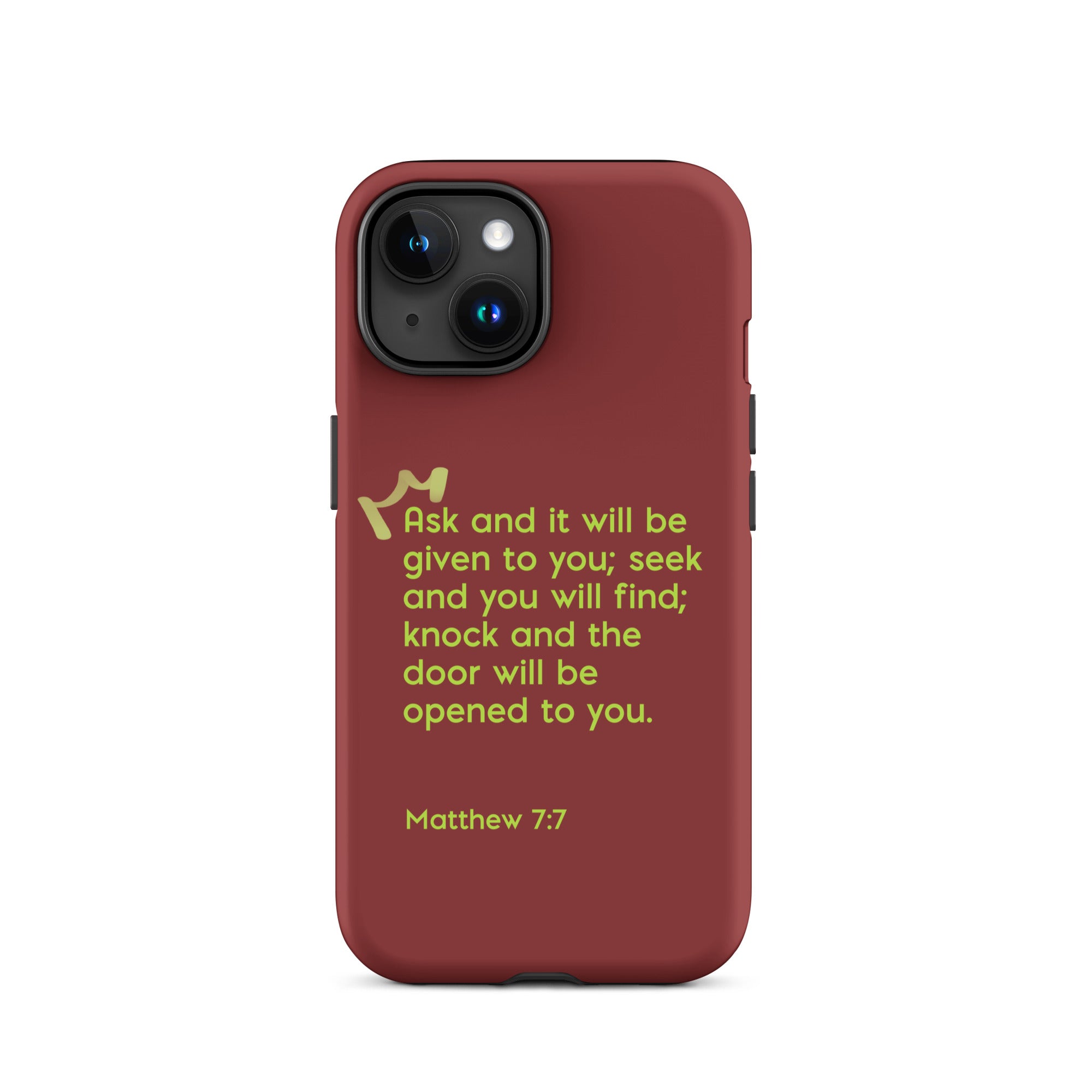 iPhone Case - Matthew 7:7