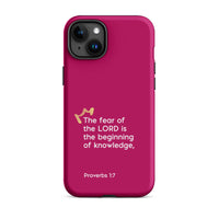 iPhone Case - Proverbs 1:7