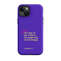 iPhone Case - Proverbs 1:7