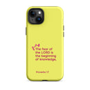 iPhone Case - Proverbs 1:7