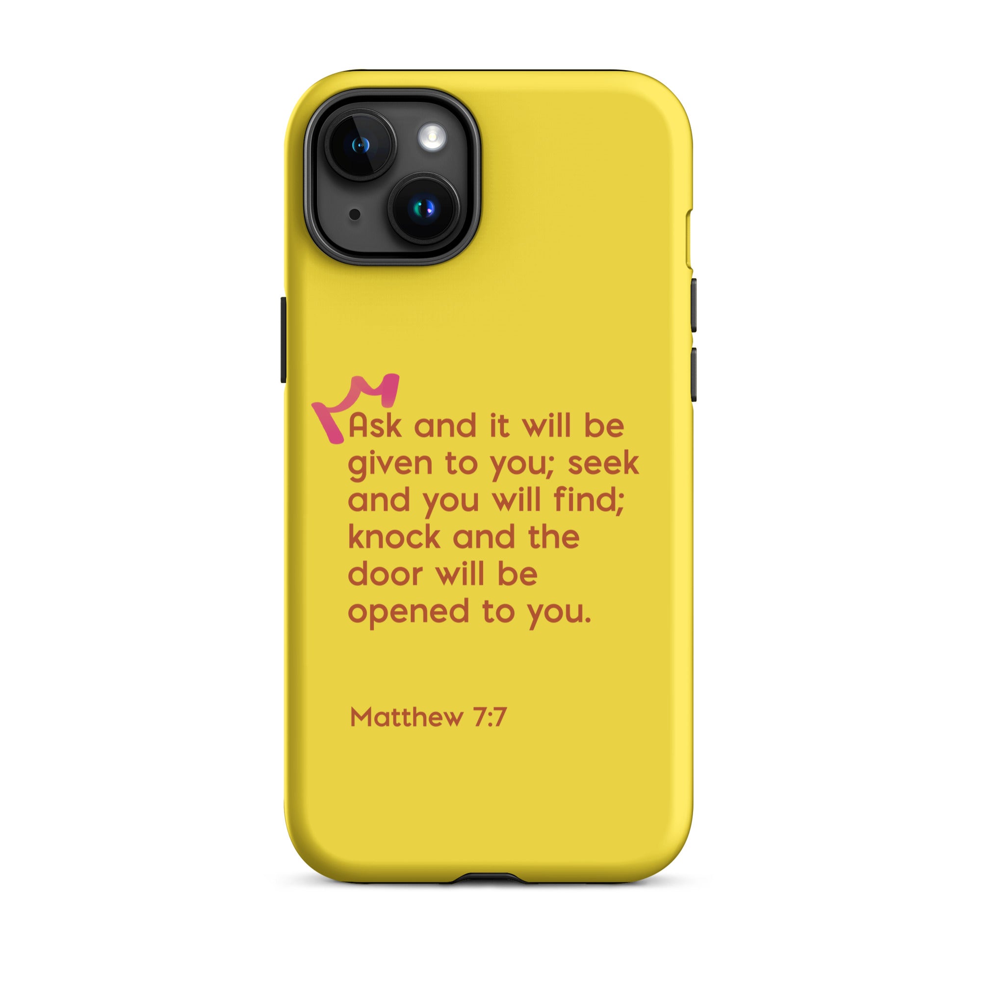 iPhone Case - Matthew 7:7