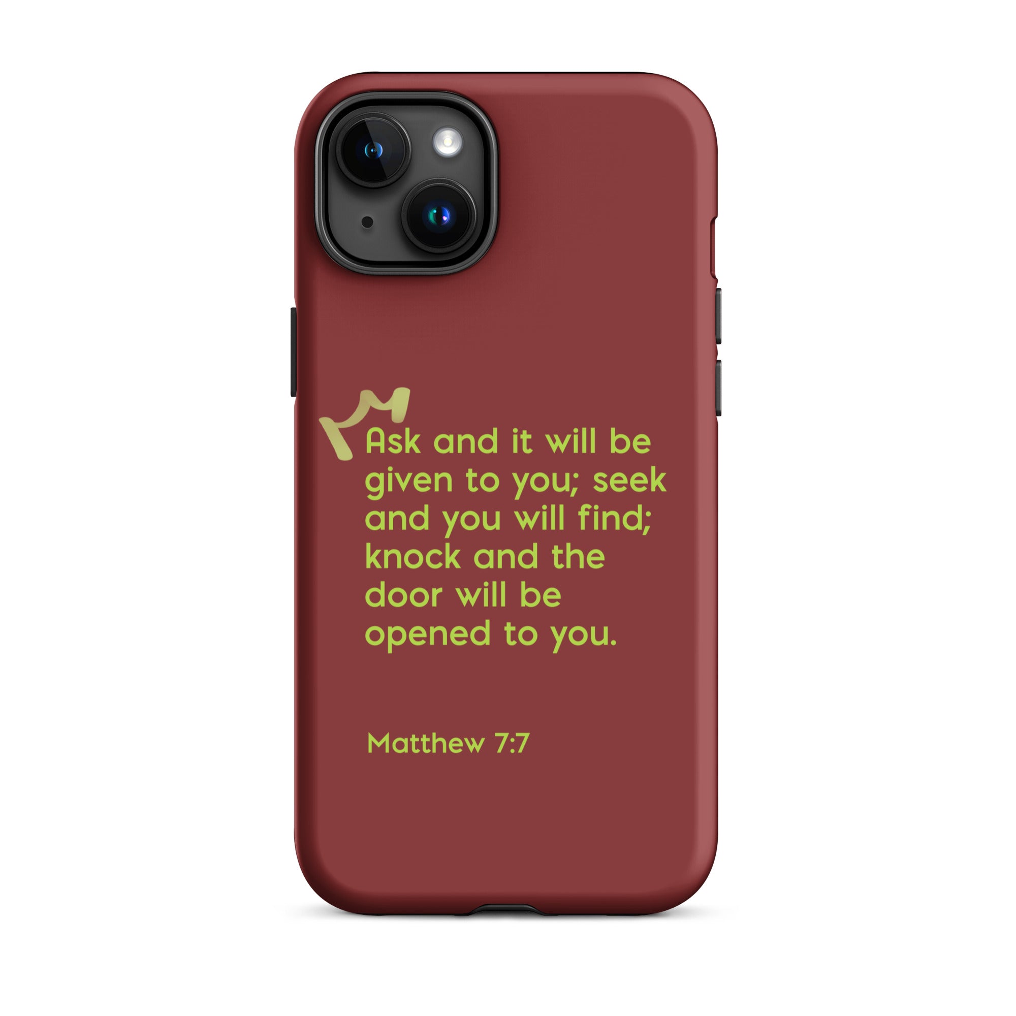 iPhone Case - Matthew 7:7