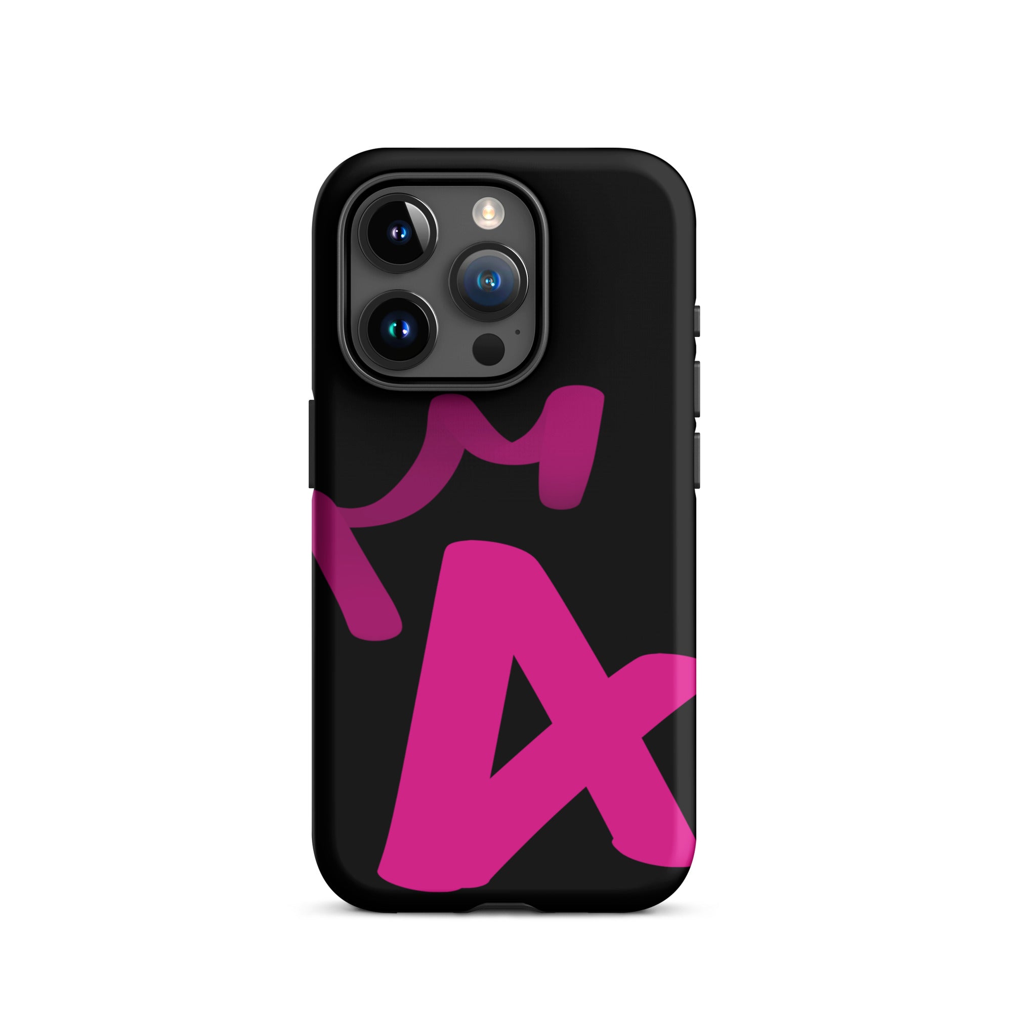 iPhone Case Black - Letter A