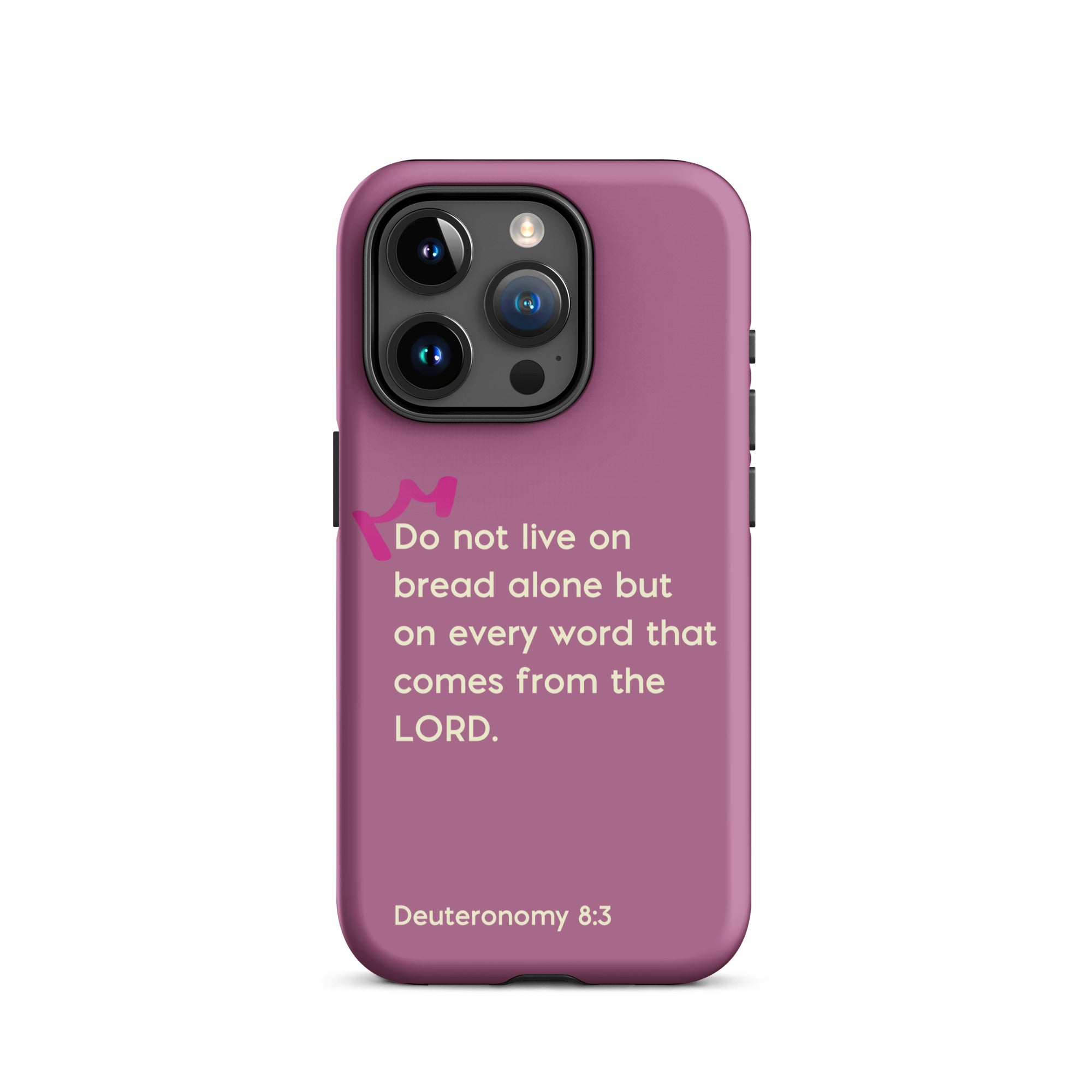 iPhone Case - Deuteronomy 8:3