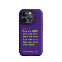 iPhone Case - Deuteronomy 10:20