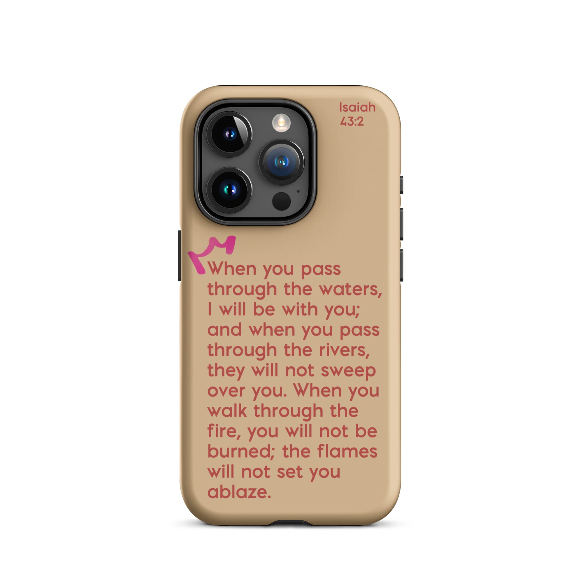 iPhone Case - Isaiah 43:2