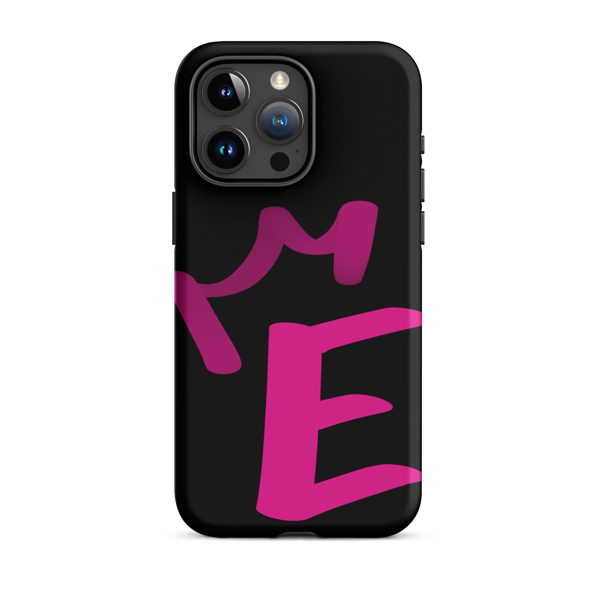 iPhone Case Black - Letter E