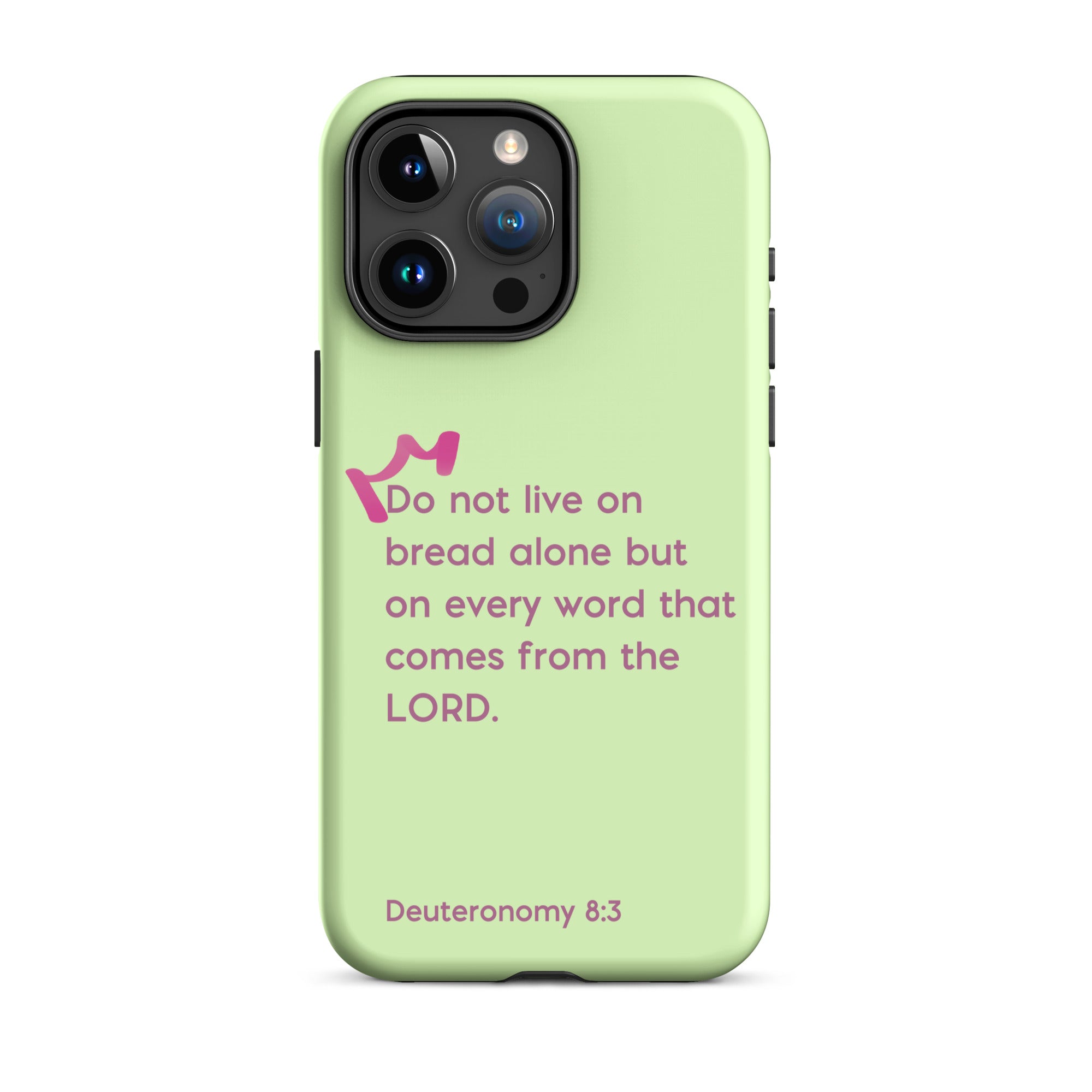 iPhone Case - Deuteronomy 8:3