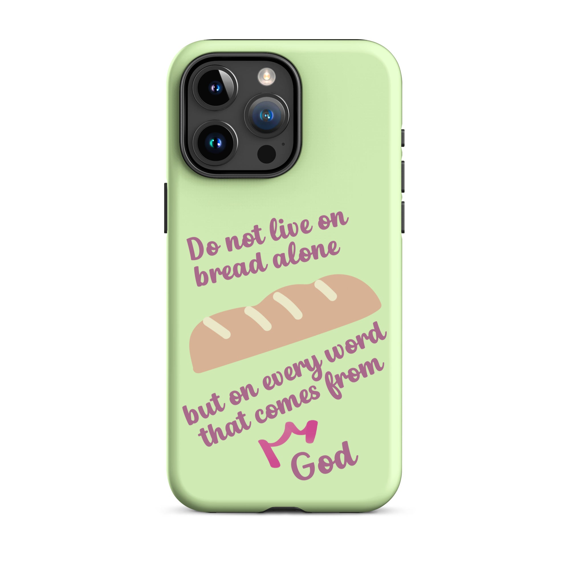 iPhone Case - Deuteronomy 8:3