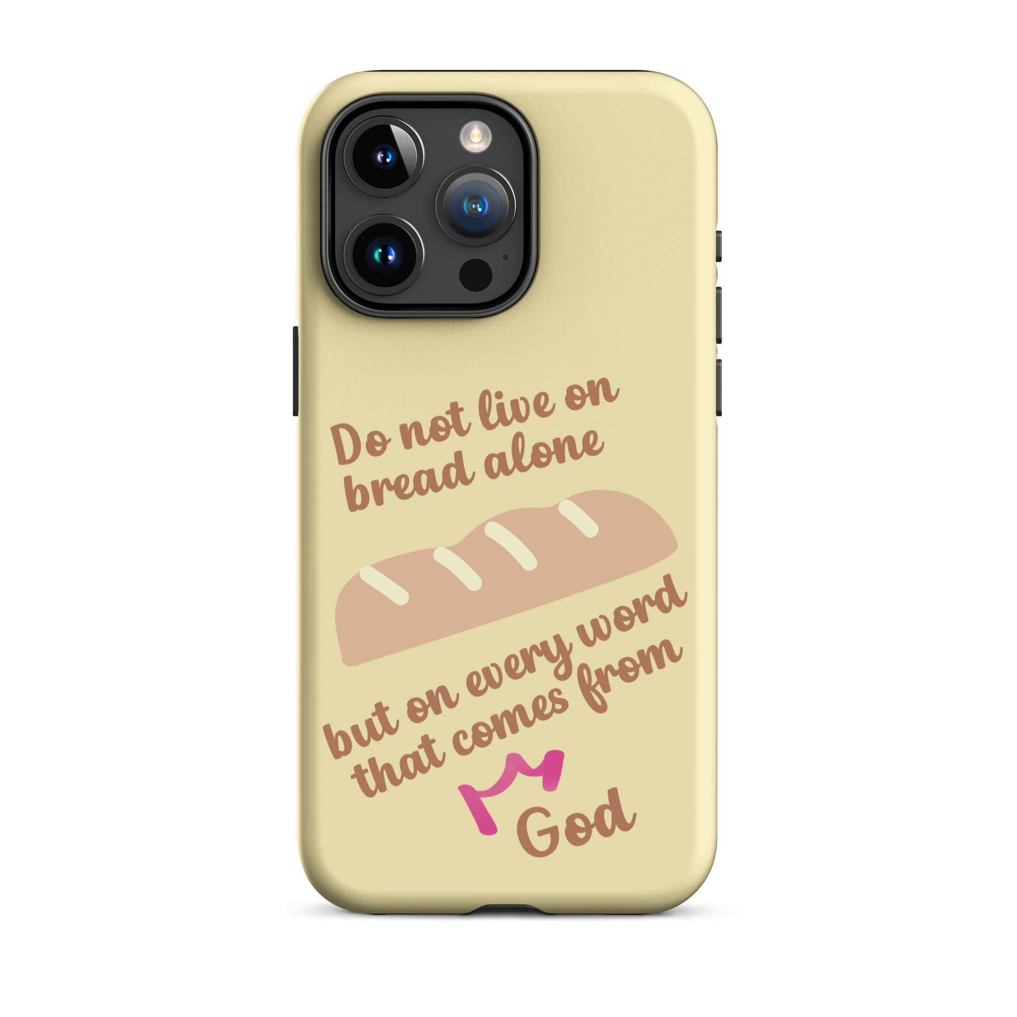 iPhone Case - Deuteronomy 8:3