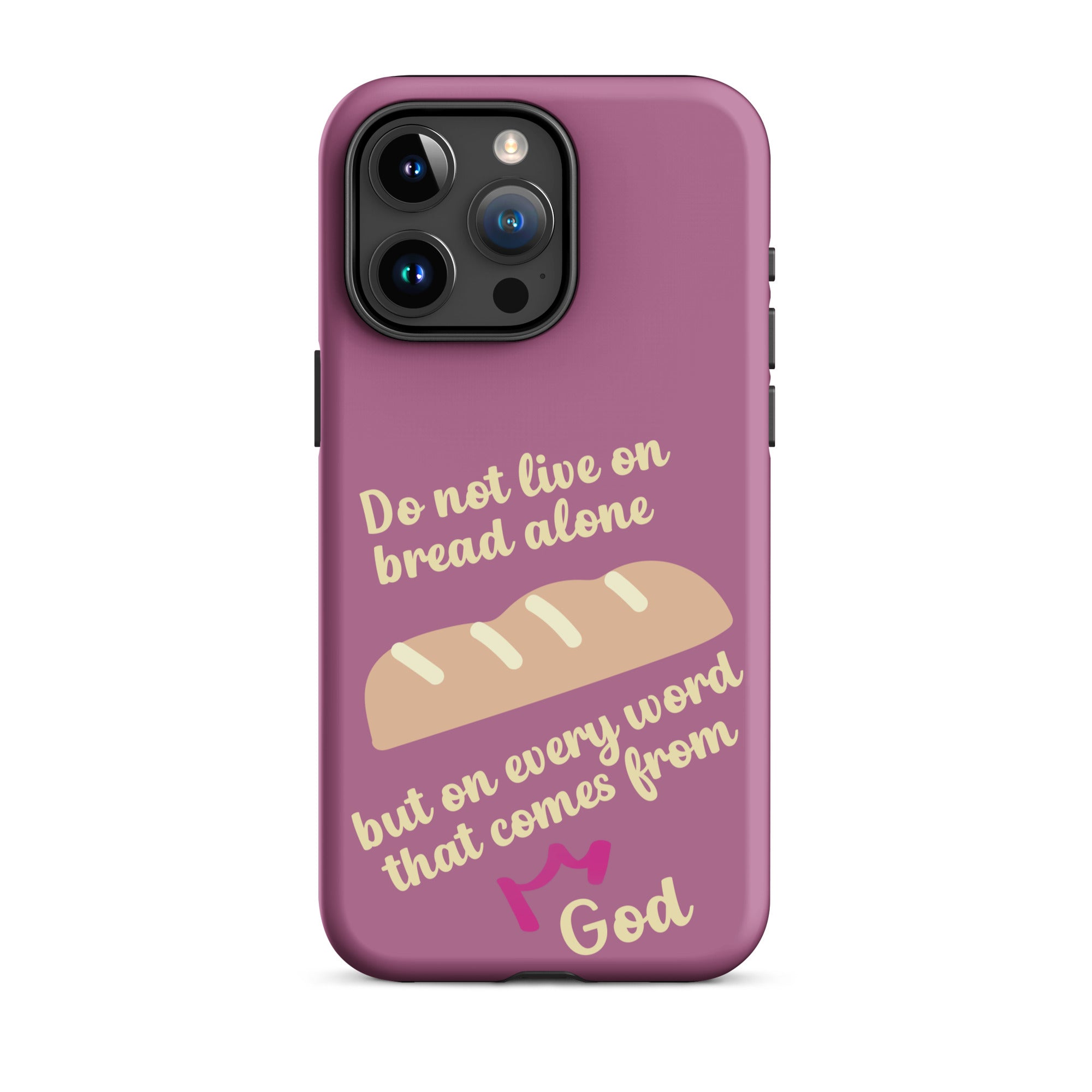 iPhone Case - Deuteronomy 8:3