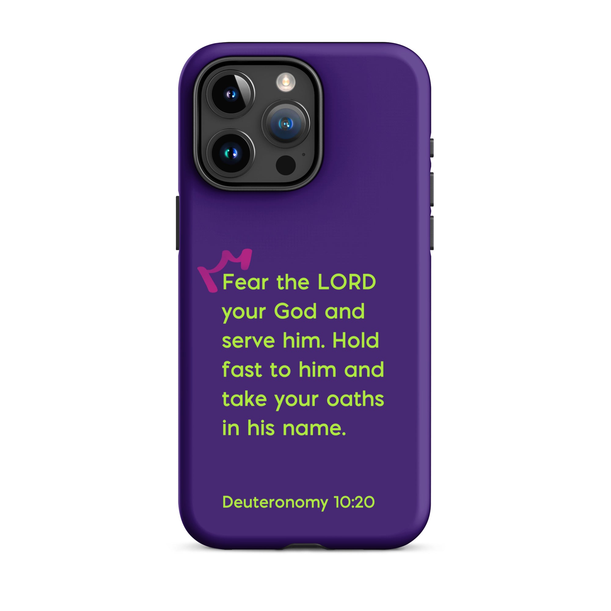 iPhone Case - Deuteronomy 10:20