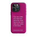 iPhone Case - Deuteronomy 10:20