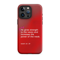 iPhone Case - Isaiah 40:29