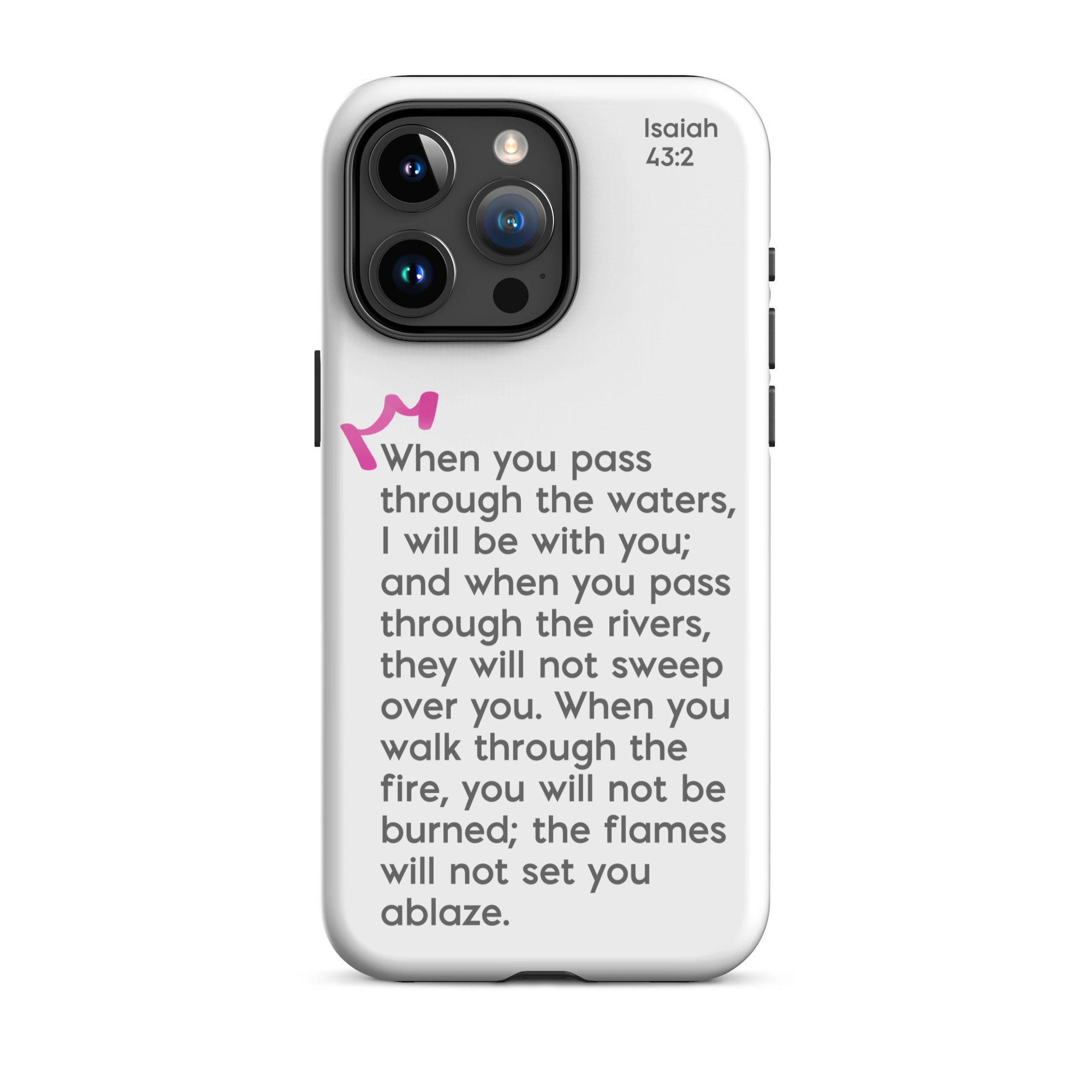 iPhone Case - Isaiah 43:2