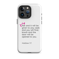 iPhone Case - Matthew 7:7