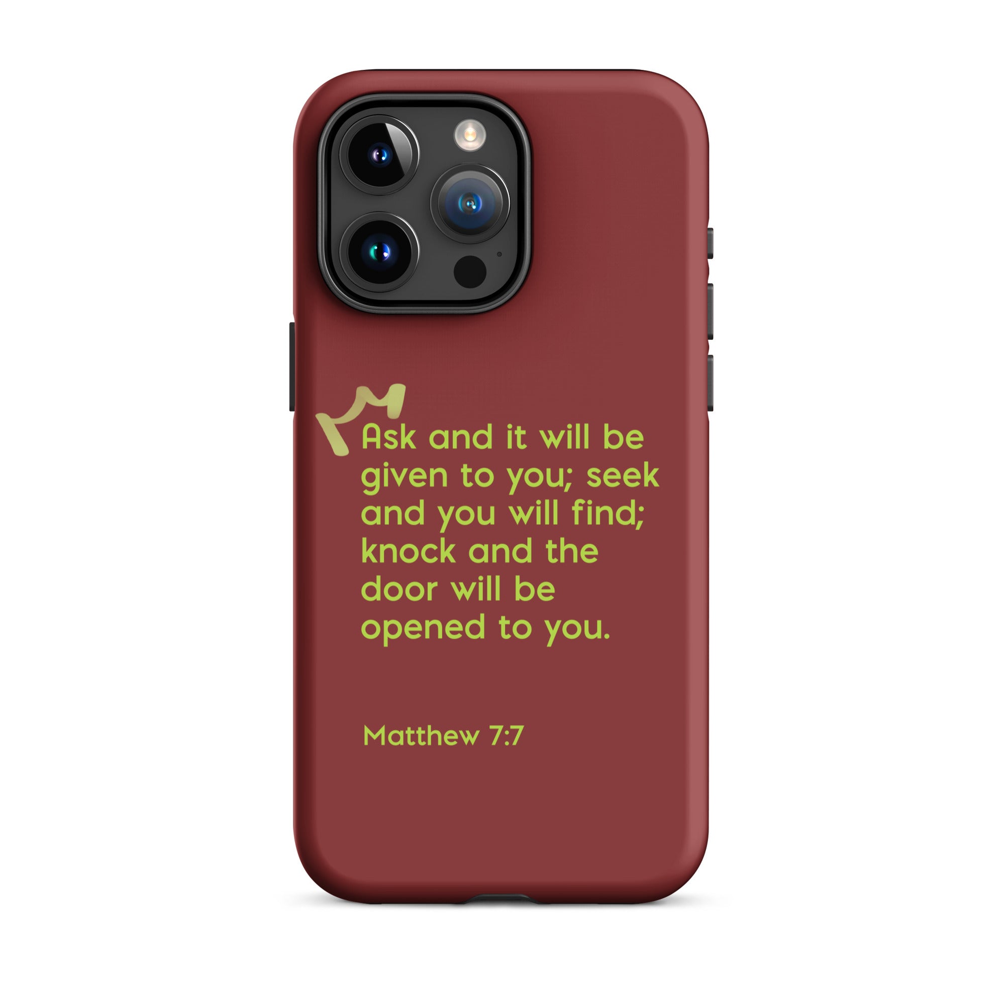 iPhone Case - Matthew 7:7