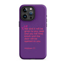 iPhone Case - Matthew 7:7